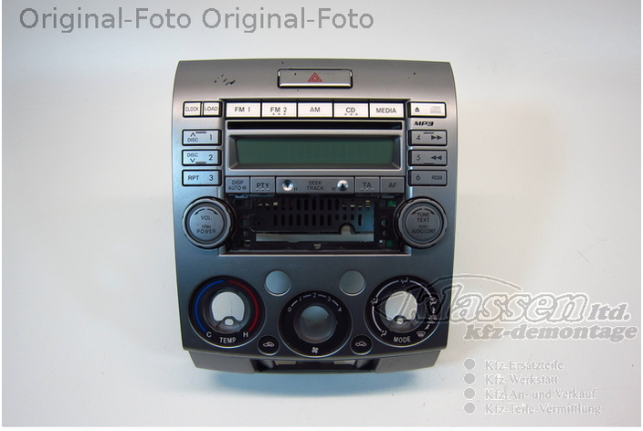 Radio Cd Player Mazda Bt 50 Cd Ford Ranger Cq Jm8870taa